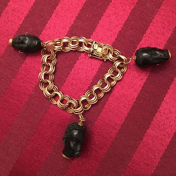 ๐HP๐ VTG Corletto 3 Charm 14K 3- Link Bracelet - Picture 8 of 10